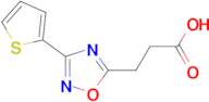 3-(3-Thiophen-2-yl-[1,2,4]oxadiazol-5-yl)-propionic acid
