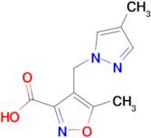 5-Methyl-4-(4-methyl-pyrazol-1-ylmethyl)-isoxazole-3-carboxylic acid
