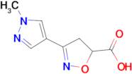 3-(1-Methyl-1H-pyrazol-4-yl)-4,5-dihydro-isoxazole-5-carboxylic acid