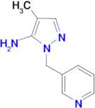 4-Methyl-2-pyridin-3-ylmethyl-2H-pyrazol-3-ylamine