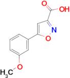 5-(3-Methoxy-phenyl)-isoxazole-3-carboxylic acid