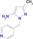 5-Methyl-2-pyridin-4-ylmethyl-2H-pyrazol-3-ylamine