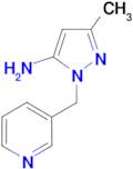 5-Methyl-2-pyridin-3-ylmethyl-2H-pyrazol-3-ylamine