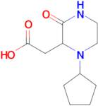 (1-Cyclopentyl-3-oxo-piperazin-2-yl)-acetic acid
