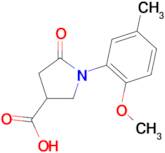 1-(2-Methoxy-5-methyl-phenyl)-5-oxo-pyrrolidine-3-carboxylic acid