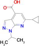 6-Cyclopropyl-1-isopropyl-1H-pyrazolo[3,4-b]pyridine-4-carboxylic acid