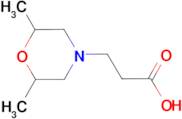 3-(2,6-Dimethyl-morpholin-4-yl)-propionic acid