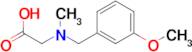 [(3-Methoxy-benzyl)-methyl-amino]-acetic acid