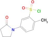 2-Methyl-5-(2-oxo-pyrrolidin-1-yl)-benzenesulfonyl chloride