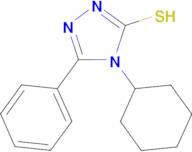 4-Cyclohexyl-5-phenyl-4H-[1,2,4]triazole-3-thiol