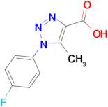 1-(4-Fluoro-phenyl)-5-methyl-1H-[1,2,3]triazole-4-carboxylic acid