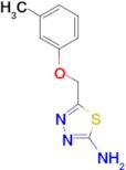 5-m-Tolyloxymethyl-[1,3,4]thiadiazol-2-ylamine