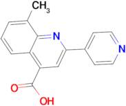 8-Methyl-2-pyridin-4-yl-quinoline-4-carboxylic acid