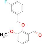 2-(3-Fluoro-benzyloxy)-3-methoxy-benzaldehyde