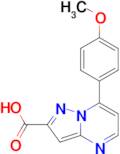 7-(4-Methoxy-phenyl)-pyrazolo[1,5-a]pyrimidine-2-carboxylic acid