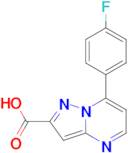 7-(4-Fluoro-phenyl)-pyrazolo[1,5-a]pyrimidine-2-carboxylic acid