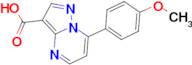 7-(4-Methoxy-phenyl)-pyrazolo[1,5-a]pyrimidine-3-carboxylic acid
