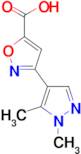 3-(1,5-Dimethyl-1H-pyrazol-4-yl)-isoxazole-5-carboxylic acid