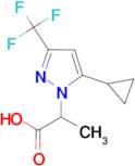 2-(5-Cyclopropyl-3-trifluoromethyl-pyrazol-1-yl)-propionic acid