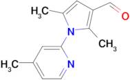 2,5-Dimethyl-1-(4-methyl-pyridin-2-yl)-1H-pyrrole-3-carbaldehyde