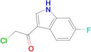 2-Chloro-1-(6-fluoro-1H-indol-3-yl)-ethanone