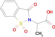 2-(1,1,3-Trioxo-1,3-dihydro-1λ*6*-benzo[d]isothiazol-2-yl)-propionic acid