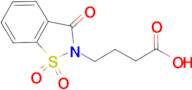 4-(1,1,3-Trioxo-1,3-dihydro-1lambda*6*-benzo[d]isothiazol-2-yl)-butyric acid