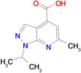 1-Isopropyl-6-methyl-1H-pyrazolo[3,4-b]pyridine-4-carboxylic acid