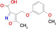 4-(3-Methoxy-phenoxymethyl)-5-methyl-isoxazole-3-carboxylic acid