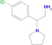 2-(4-Chloro-phenyl)-2-pyrrolidin-1-yl-ethylamine