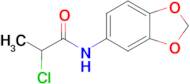 N-Benzo[1,3]dioxol-5-yl-2-chloro-propionamide