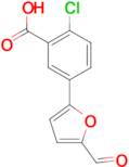 2-Chloro-5-(5-formyl-furan-2-yl)-benzoic acid