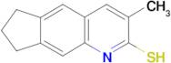 3-Methyl-7,8-dihydro-6H-cyclopenta[g]quinoline-2-thiol