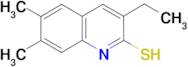 3-Ethyl-6,7-dimethyl-quinoline-2-thiol