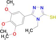 4-Ethyl-5-(3,4,5-trimethoxy-phenyl)-4H-[1,2,4]triazole-3-thiol