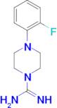 4-(2-Fluoro-phenyl)-piperazine-1-carboxamidine