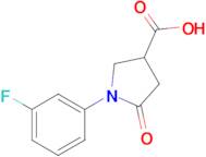 1-(3-Fluoro-phenyl)-5-oxo-pyrrolidine-3-carboxylic acid