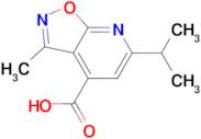 6-Isopropyl-3-methyl-isoxazolo[5,4-b]pyridine-4-carboxylic acid