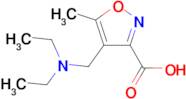 4-Diethylaminomethyl-5-methyl-isoxazole-3-carboxylic acid