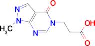 3-(1-Methyl-4-oxo-1,4-dihydro-pyrazolo[3,4-d]pyrimidin-5-yl)-propionic acid