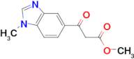 3-(1-Methyl-1H-benzoimidazol-5-yl)-3-oxo-propionic acid methyl ester