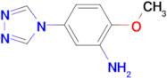 2-Methoxy-5-[1,2,4]triazol-4-yl-phenylamine