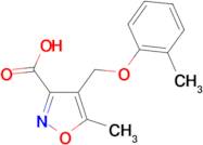 5-Methyl-4-o-tolyloxymethyl-isoxazole-3-carboxylic acid