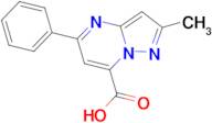 2-Methyl-5-phenyl-pyrazolo[1,5-a]pyrimidine-7-carboxylic acid