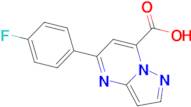 5-(4-Fluoro-phenyl)-pyrazolo[1,5-a]pyrimidine-7-carboxylic acid