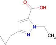 3-Cyclopropyl-1-ethyl-1H-pyrazole-5-carboxylic acid