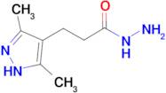 3-(3,5-Dimethyl-1H-pyrazol-4-yl)propanohydrazide