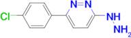 3-(4-Chlorophenyl)-6-hydrazinopyridazine