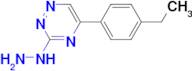5-(4-Ethylphenyl)-3-hydrazino-1,2,4-triazine
