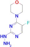 4-(5-Fluoro-2-hydrazinopyrimidin-4-yl)morpholine